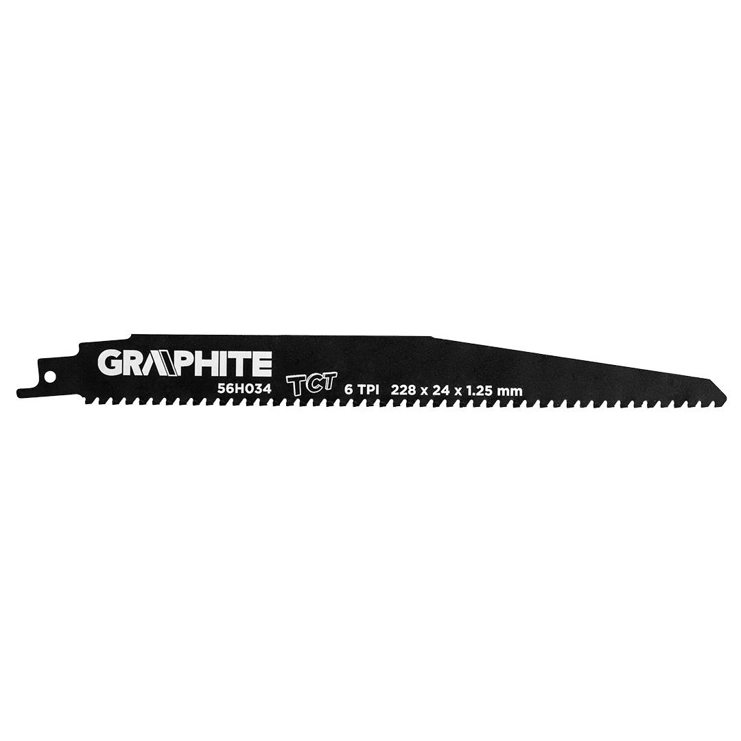 Graphite Brzeszczot Puklo peiliukai, HM, 228 x 24 x 1,25 mm, 6 TPI