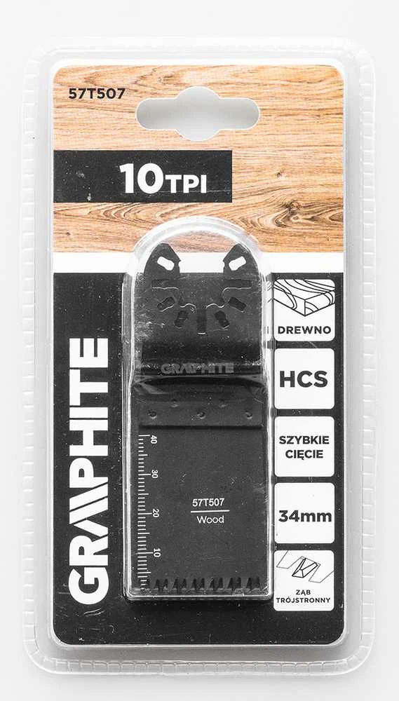 Brzeszczot Daugiafunkcinis įgilinamasis pjūklo diskas, 10TPI, HCS, 34 mm