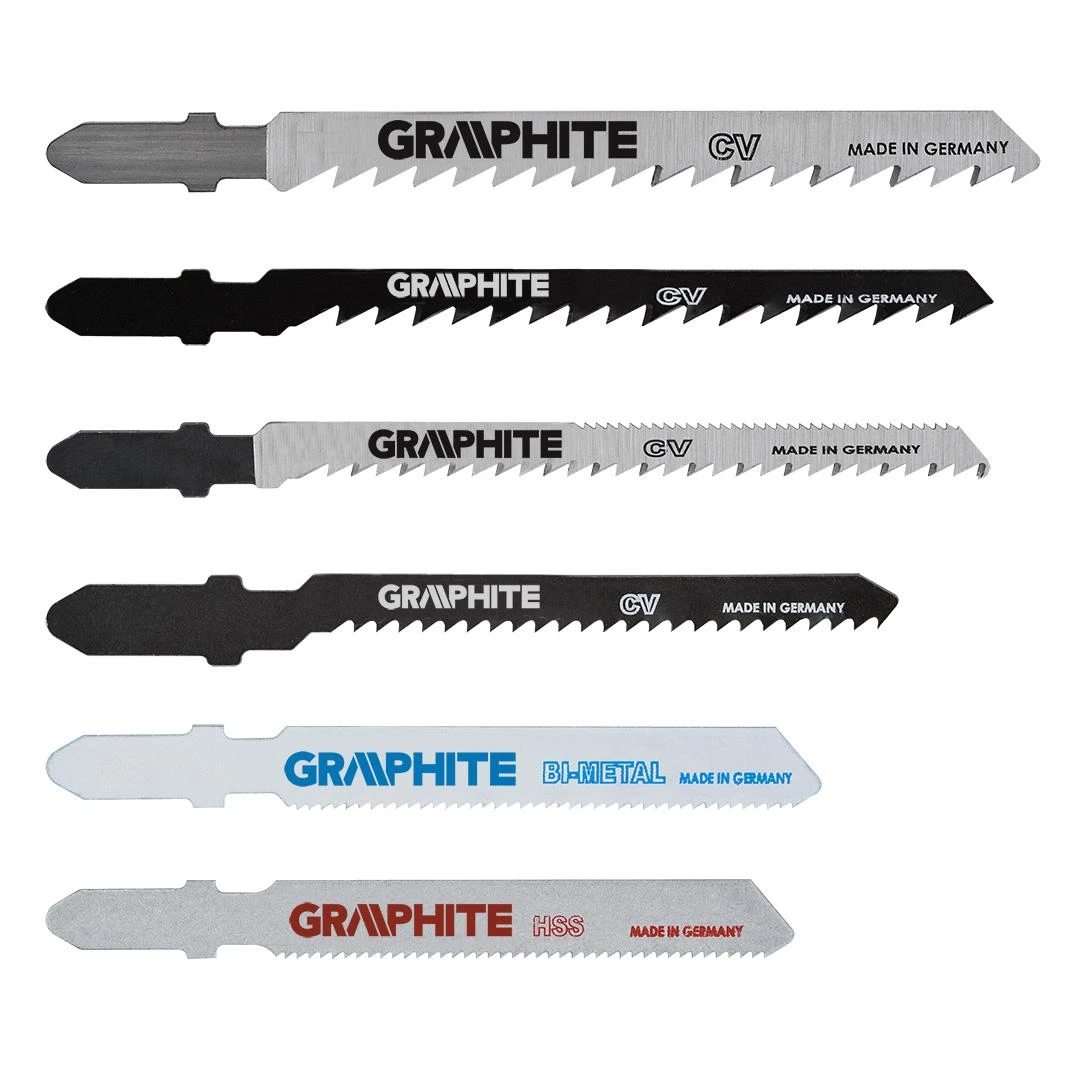 Graphite Pjūkliukai siaurapjūkliui 6 vnt, įvairūs