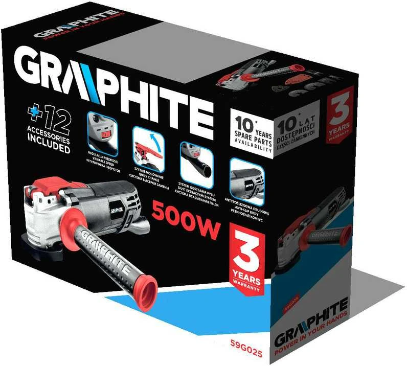 Daugiafunkcis elektrinis įrankis Graphite 59G025; 500 W