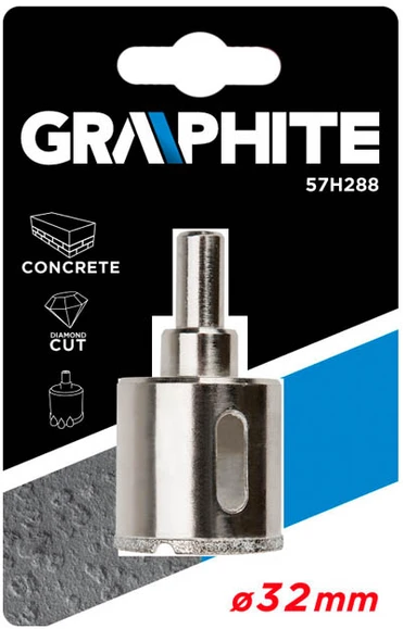 Graphite Deimantinis grąžtas plytelėms 32 mm