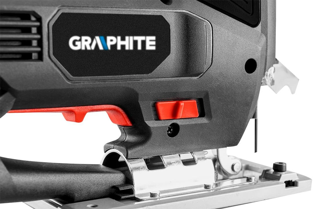 Graphite Wyrzynarka 600 W siaurapjūklis, eigos dažnis 800–3000 min-1, su korpuso formos rankena