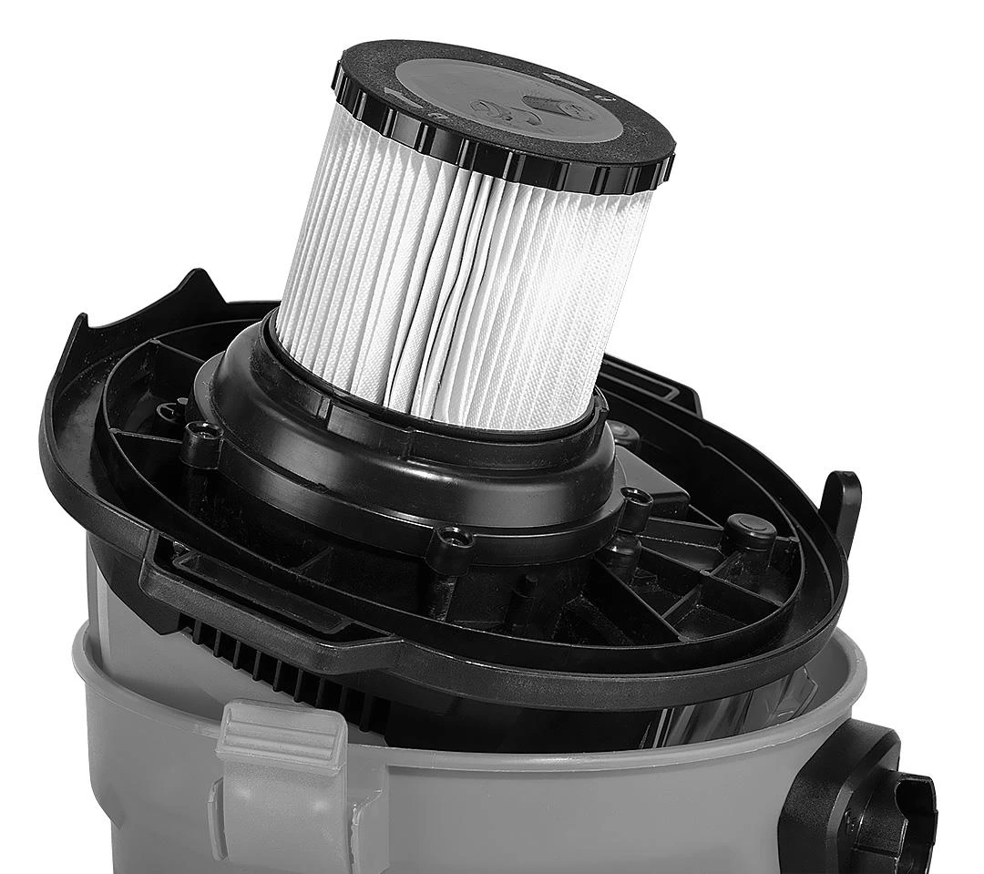 Graphite Dulkių siurblys „Energy+“ 18 V ličio jonų akumuliatorinis dirbtuvių dulkių siurblys, šlapiam ir sausam valymui, 12 l bakas, be akumuliatoriaus