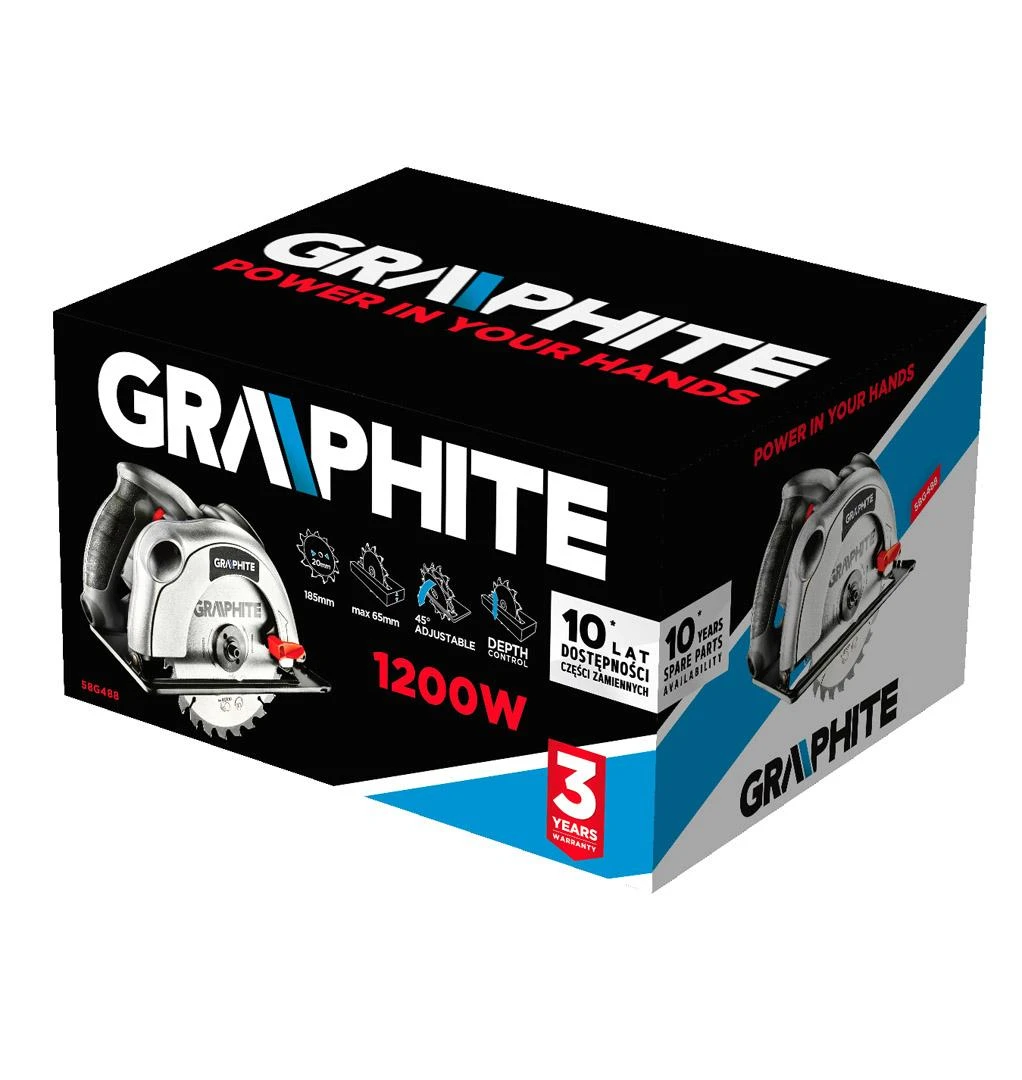 Diskinis pjūklas Graphite 58G488; 1200 W