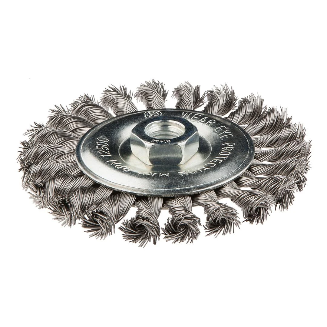 Szczotka Vielinis diskinis šepetys 125 mm x M14, INOX