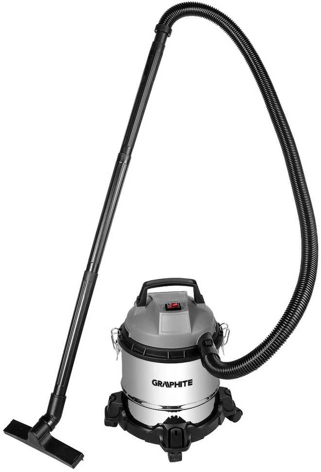 Graphite Dulkių siurblys 800 W pramoninis dulkių siurblys, 12 l bakas