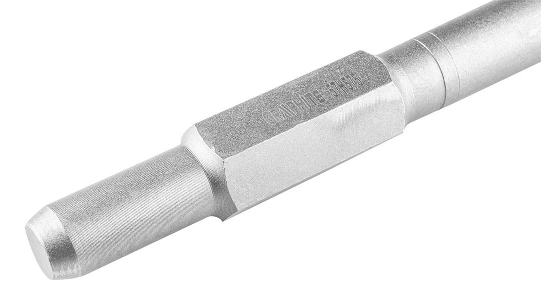 Graphite Dłuto Šešiakampis plokščias kaltas 115 x 400 mm