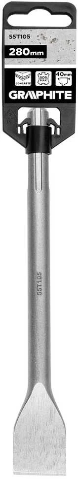 Dłuto SDS Max plokščias kastuvo formos kaltas 40 x 18 x 280 mm