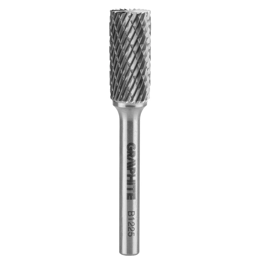 Graphite HM metalo pjaustytuvas, B tipas (cilindro formos su pjovimo briaunomis viršuje), 12 x 25 mm, kotas 6 x 45 mm