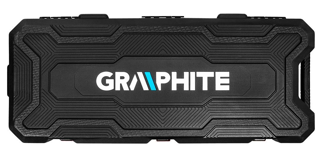 Graphite Młot Griovimo plaktukas, 30 mm šešiakampė rankena, 1700 W, nešiojimo dėklas