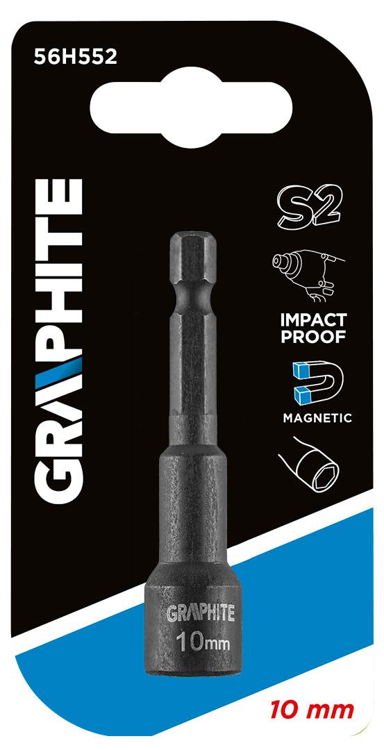 Nasadka Smūginė galvutė, magnetinė 10 x 65 mm