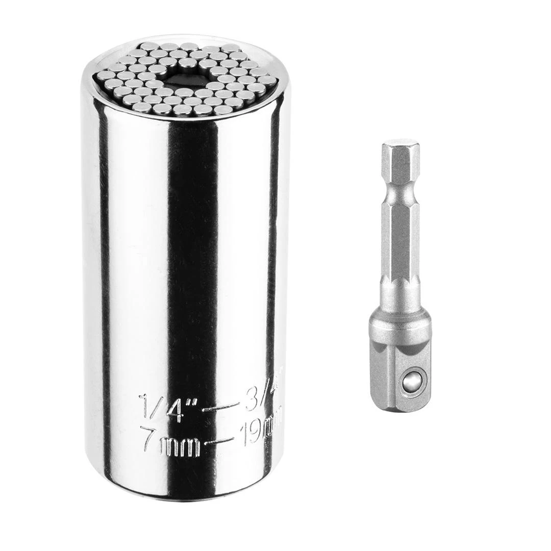 Nasadka Universalus antgalis 7–19 mm, 1/4“–3/4“