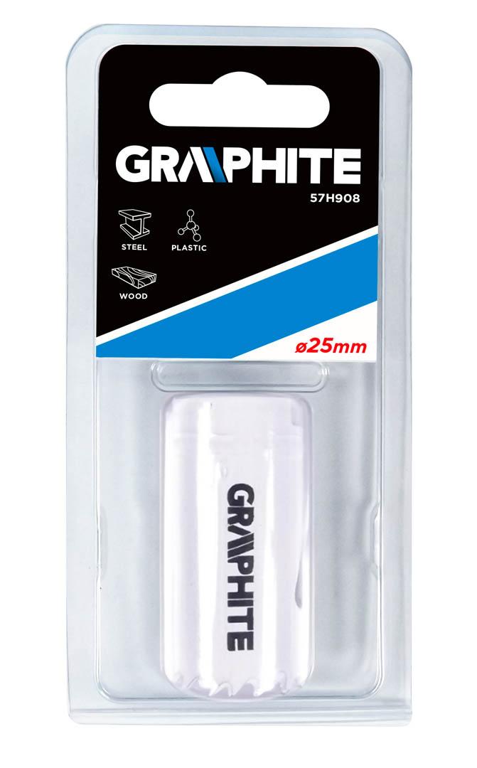 Graphite Grafito bimetalinis atidarytuvas, 25 mm storio