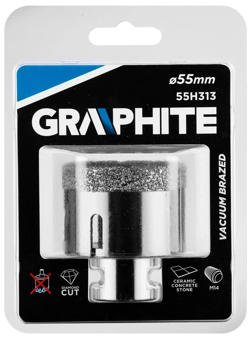 Graphite Grafitas DEIMANTINĖ SKULĖ 55 MM X M14 55H313 GRAFITAS