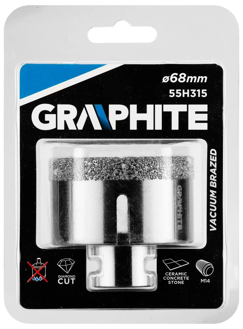 Graphite Grafitas DEIMANTINĖ SKULĖ 68 MM X M14 55H315 GRAFITAS