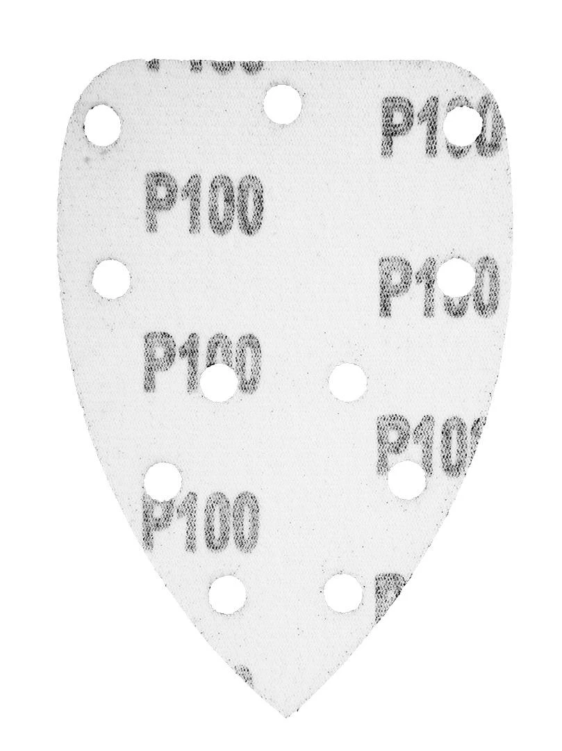 Graphite Papier Švitrinis popierius su lipdukais delta 140 x 140 x 80 mm, K100, 5 vnt., su skylutėmis