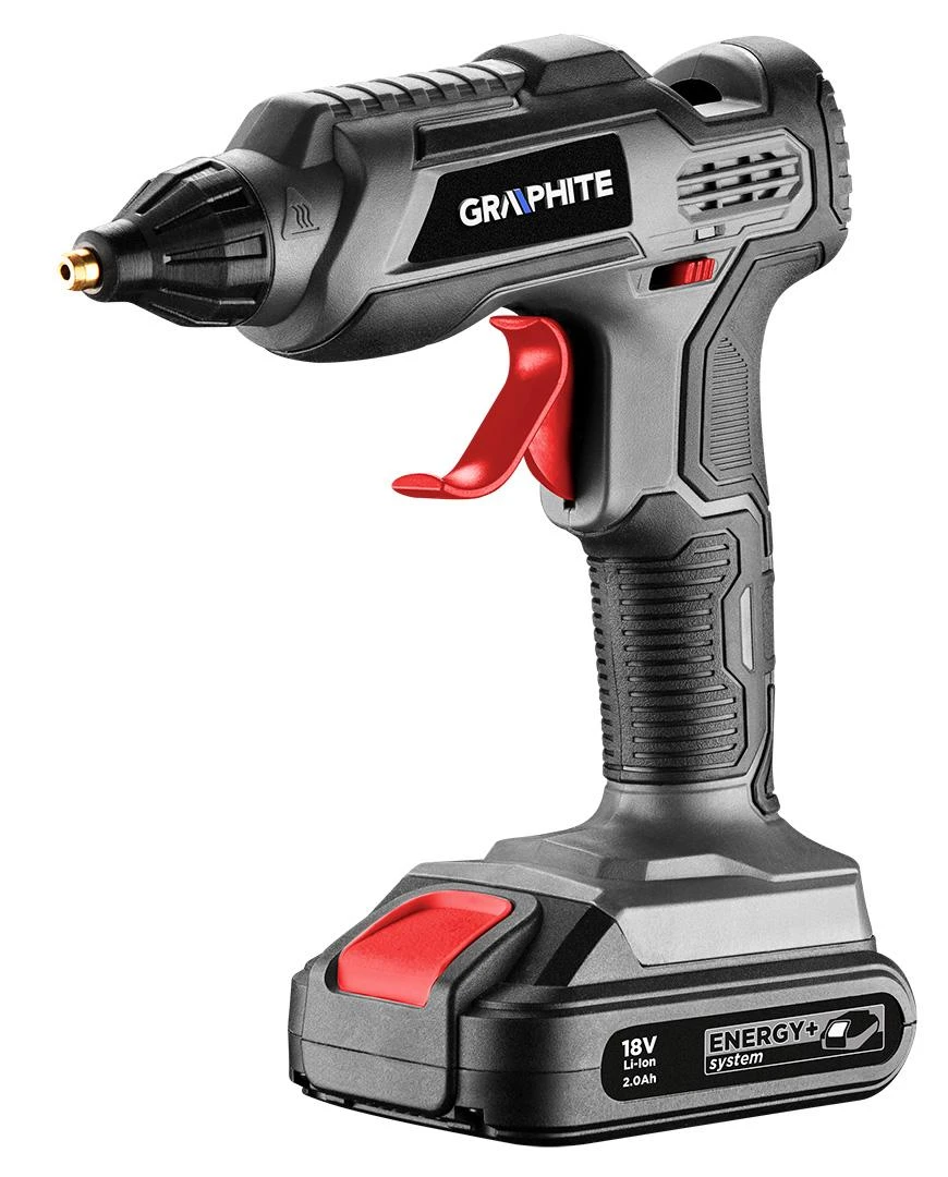 Akumuliatorinis klijų pistoletas Graphite 58G040; 18 V (be akumuliatoriaus ir pakrovėjo)