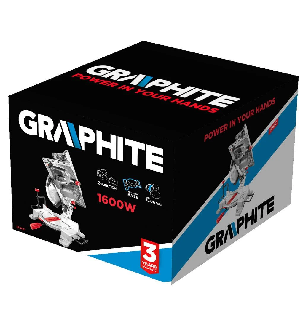 Universalus pjūklas Graphite 1600W 254 x 30mm (59G801)