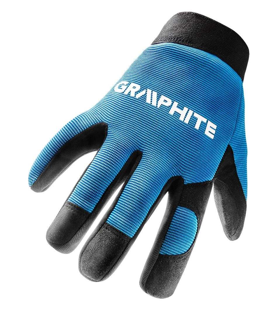 Graphite Rękawice 10 colių darbo pirštinės, sintetinė oda + elastingas audinys