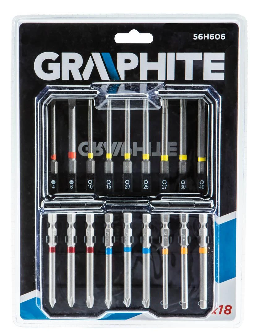 Graphite Antgalių rinkinys, 18 vnt.