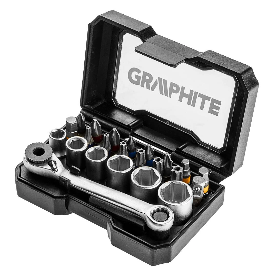 Graphite Galvučių kompl. 24 dalių, su kutais