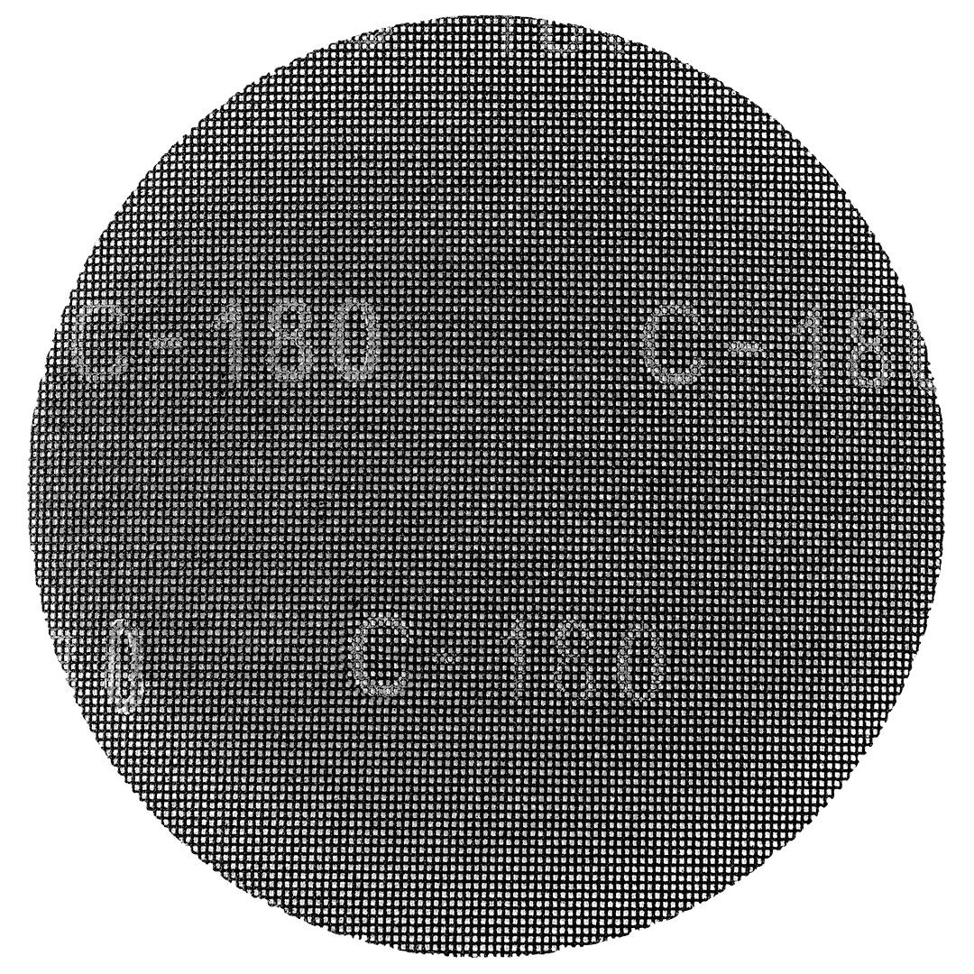 Graphite Siatka Šlifavimo tinklelis su lipdukais, 225 mm, K180, šlifuokliams 59G260, 59G264, 59G265, 10 vnt.
