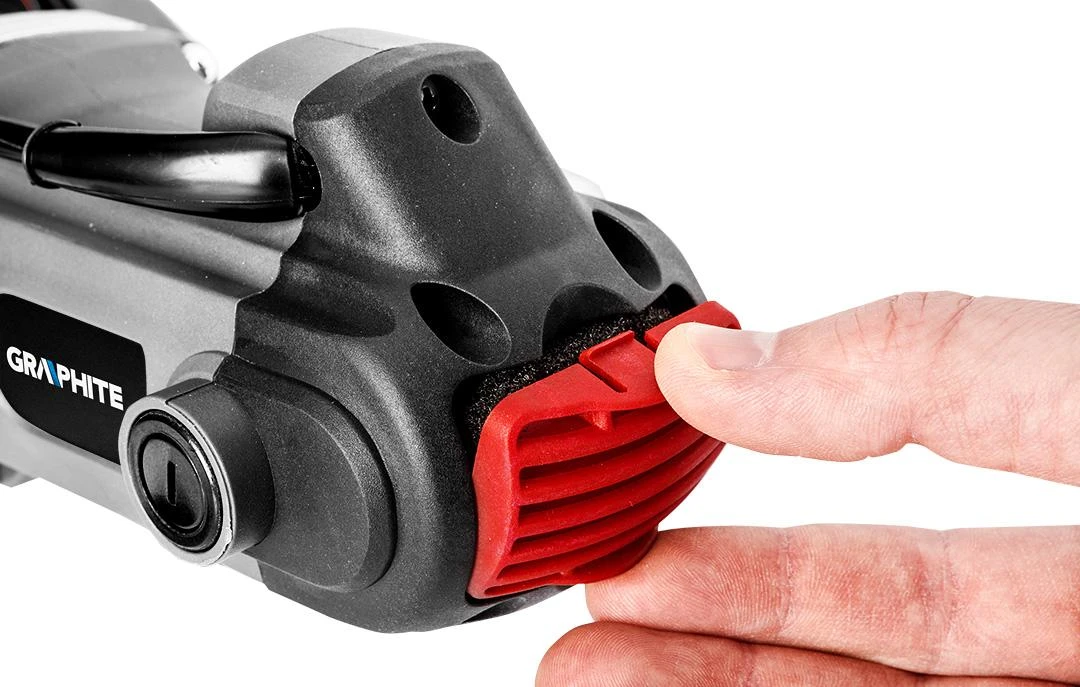 Graphite Šlifuoklis 710 W gipso šlifuoklis, 225 mm / 215 mm, apvalus ir trikampis pagrindas, žibintuvėlis