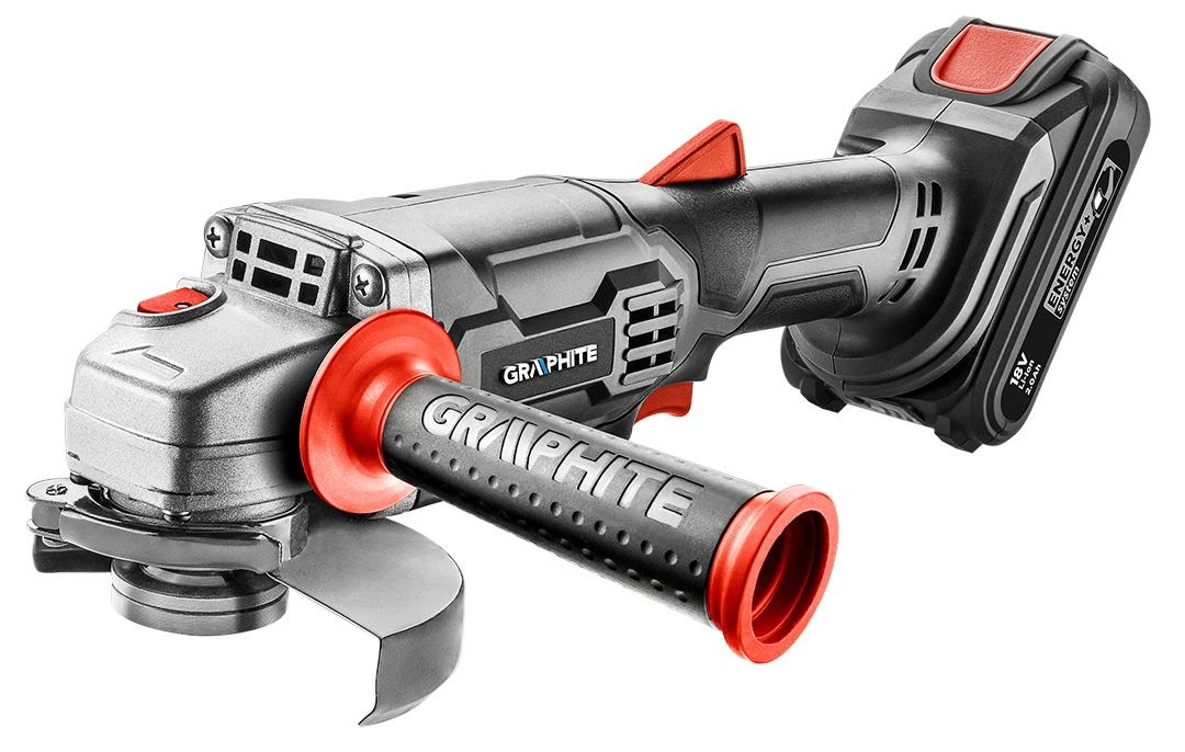 Graphite Šlifuoklis katowa akumuliatorinė Energy+ 125mm