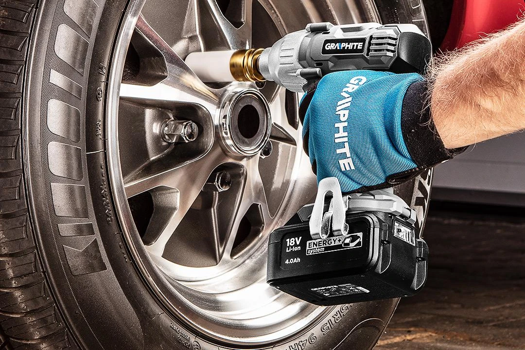 Graphite smūginis veržliasukis Energy+ 18V (58G018) be akumuliatoriaus ir kroviklio