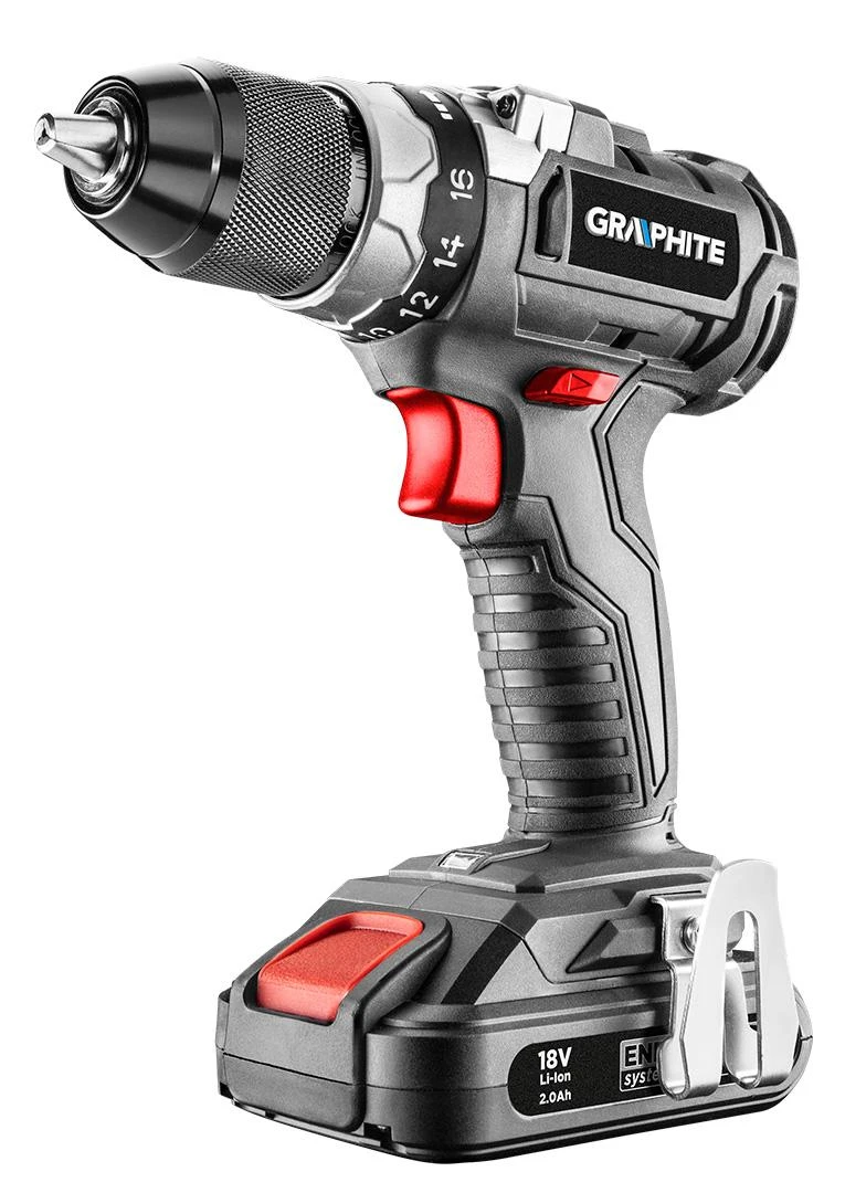 Suktuvas-gręžtuvas Graphite 58G019; 18 V (be akumuliatoriaus ir pakrovėjo)