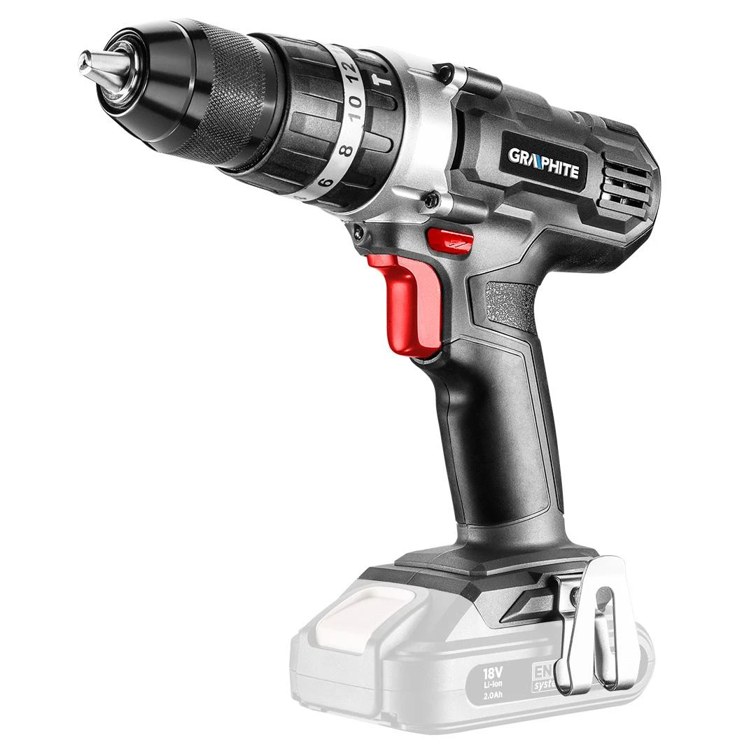 GRAPHITE 58G010 smūginis gręžtuvas-suktuvas su griebtuvu