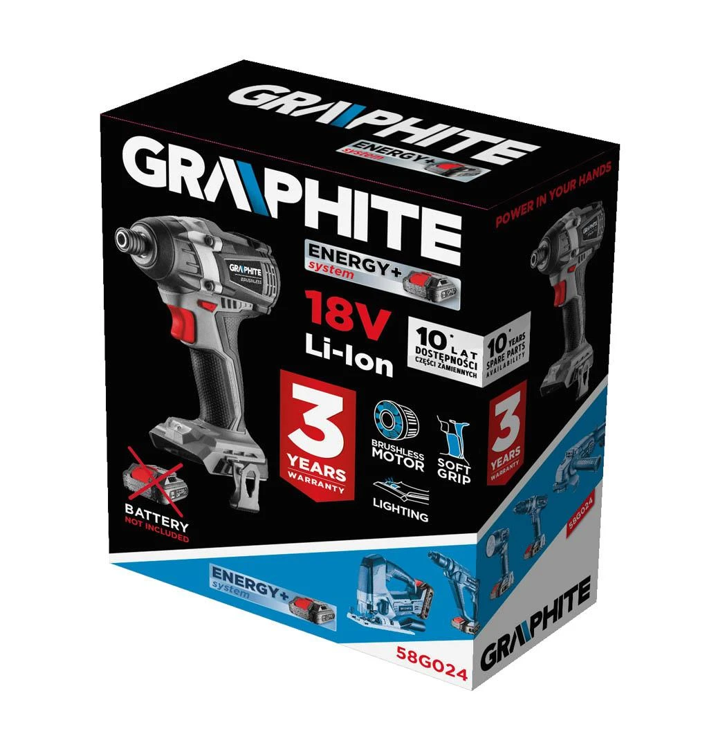 Graphite Grafitinis atsuktuvas 58G024 18V smūginis