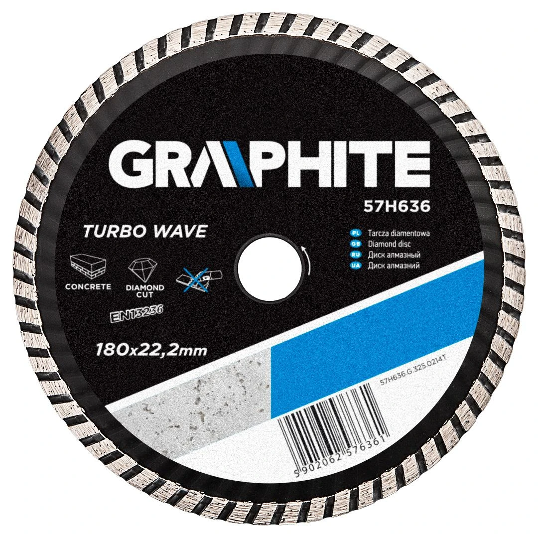 Tarcza DISKAI PJ 57H636 DEIM TURBO WAVE180MM GRA1