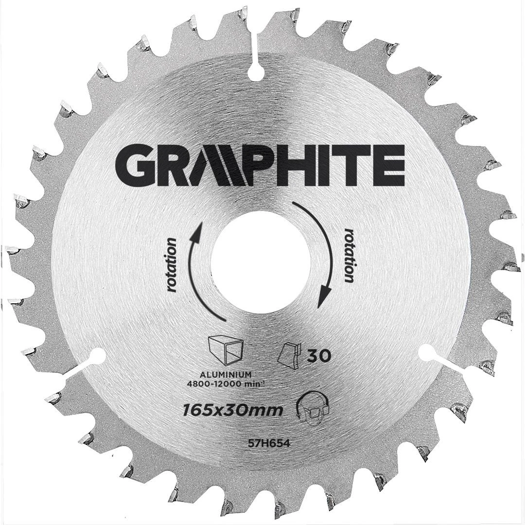Graphite Pjovimo diskas, 165 x 30 mm
