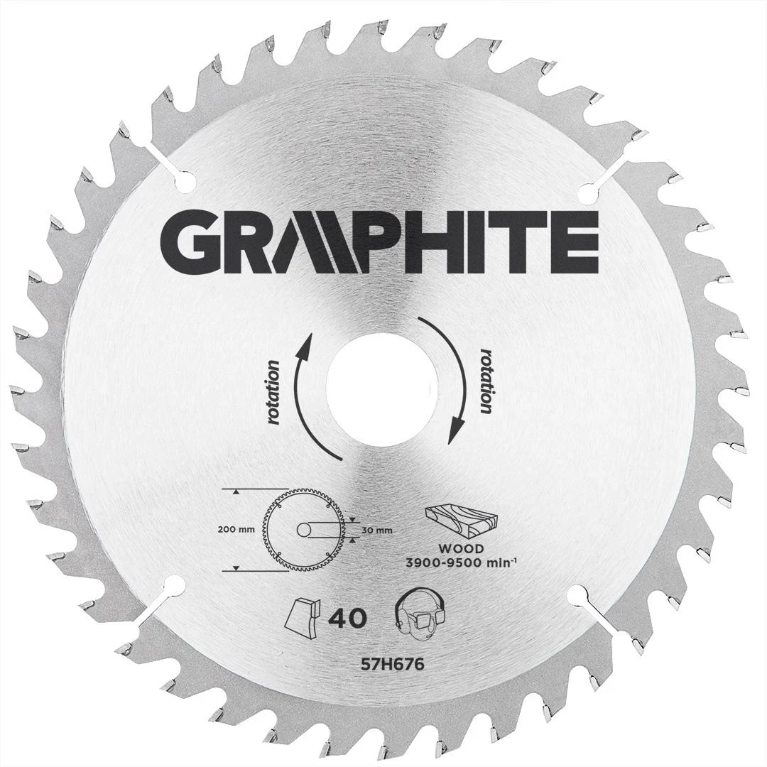 Graphite Pjovimo diskas, 200x30x3,2 mm