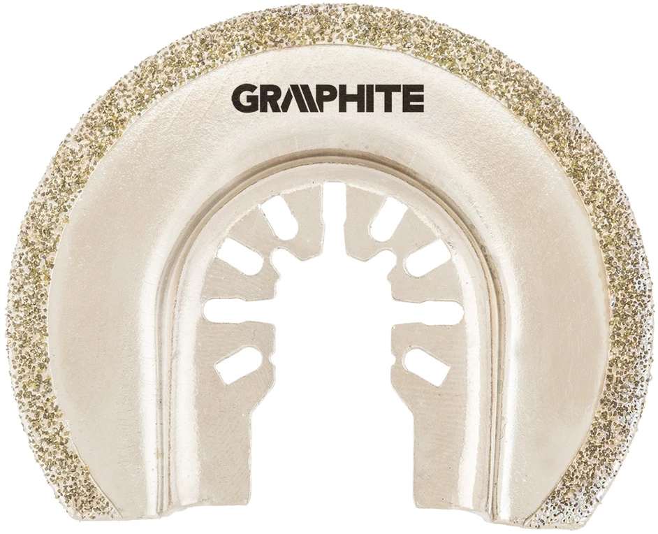 Grąžtas Graphite Pusapvalis diskas 65 mm, HCS, galvanizuota deimanto dulkių danga