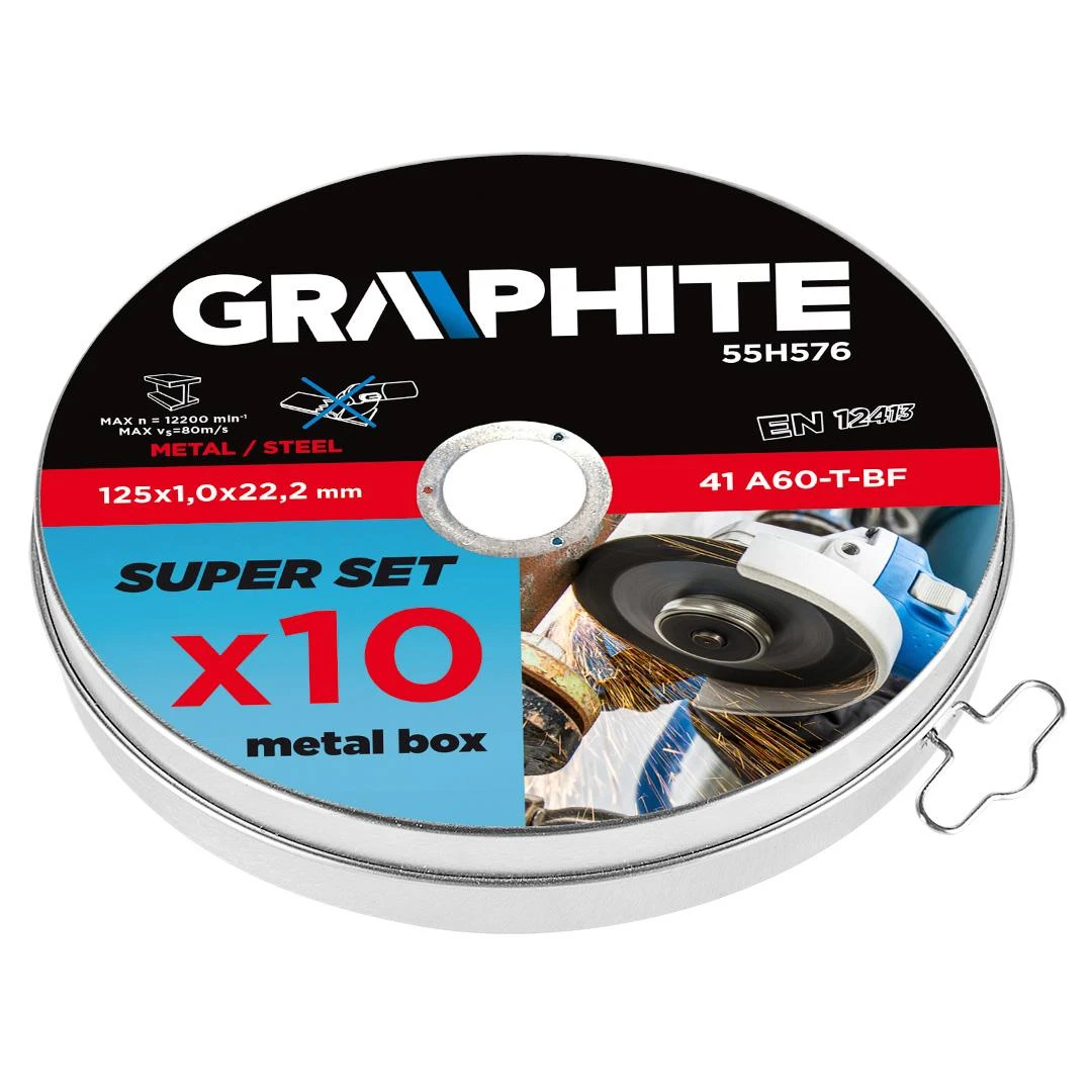 Graphite DISKAS MET 125X1X22,2 10VNT 55H576