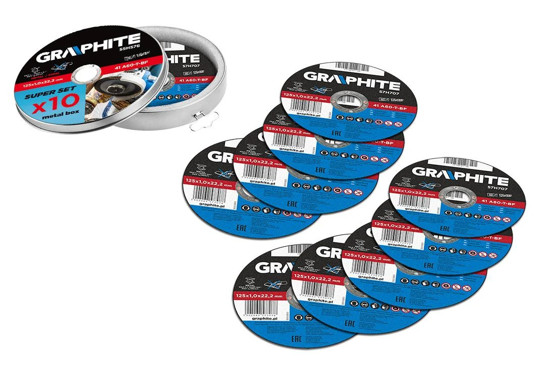 Graphite DISKAS MET 125X1X22,2 10VNT 55H576