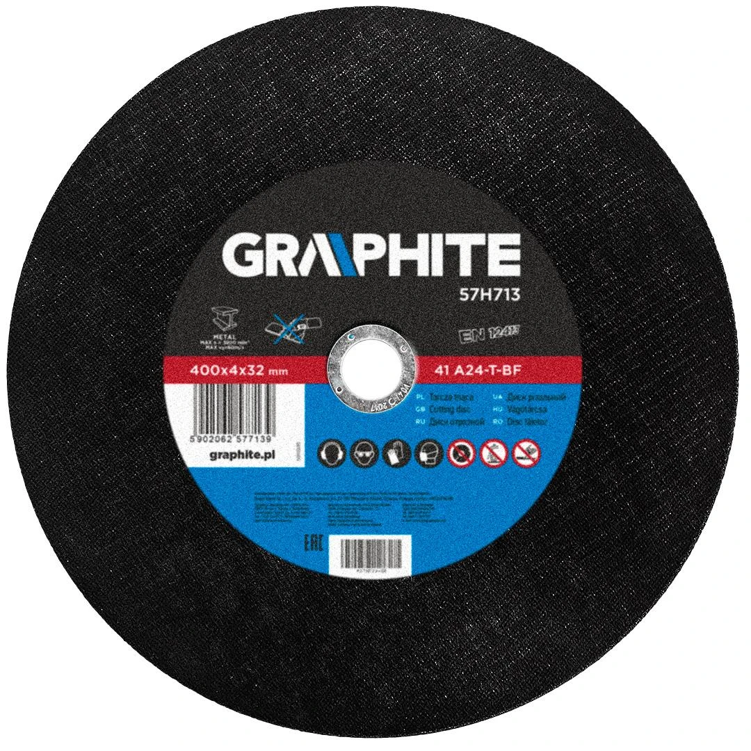 Tarcza Metalo pjovimo diskas 400 x 4,0 x 32 mm, 41 A24-T-BF