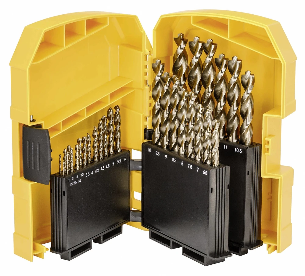 Grąžtas Grąžtų komplektas metalui DeWalt DT4957-QZ; 1-13 mm; 29 vnt.