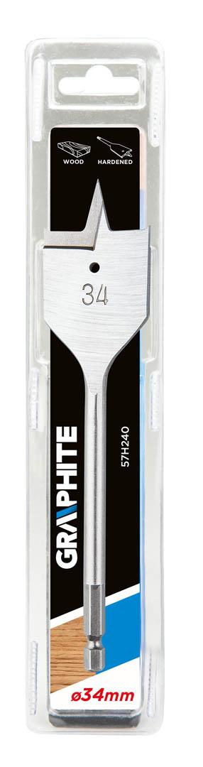 Wiertło Medienos grąžtas plokščias 34x152 mm