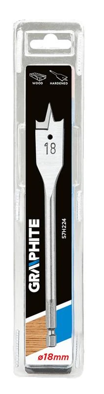 Grąžtas Wiertło grąžtai ŁOPATKOWE 18 GRAPHITE 57H224