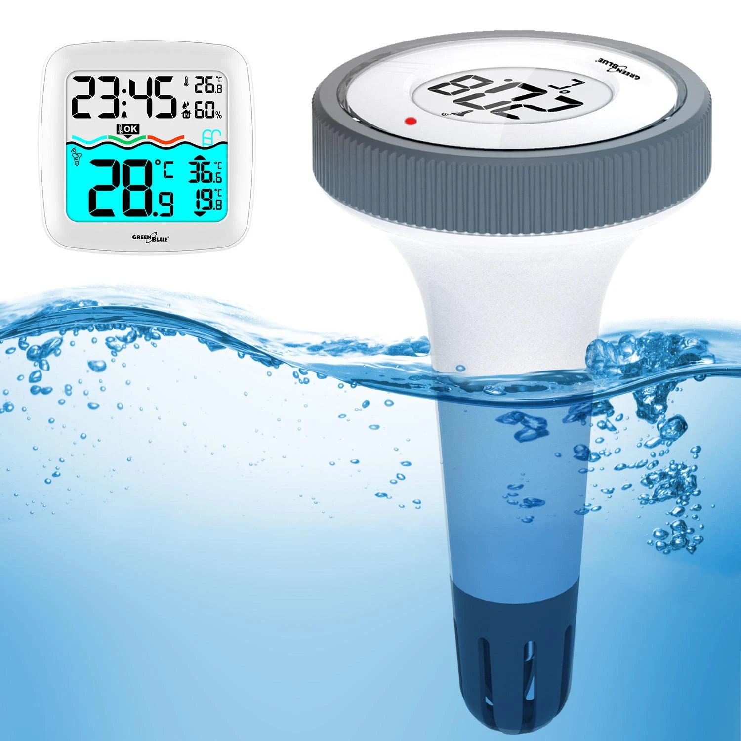 GreenBlue GB216 baseino termometras su meteorologine stotimi
