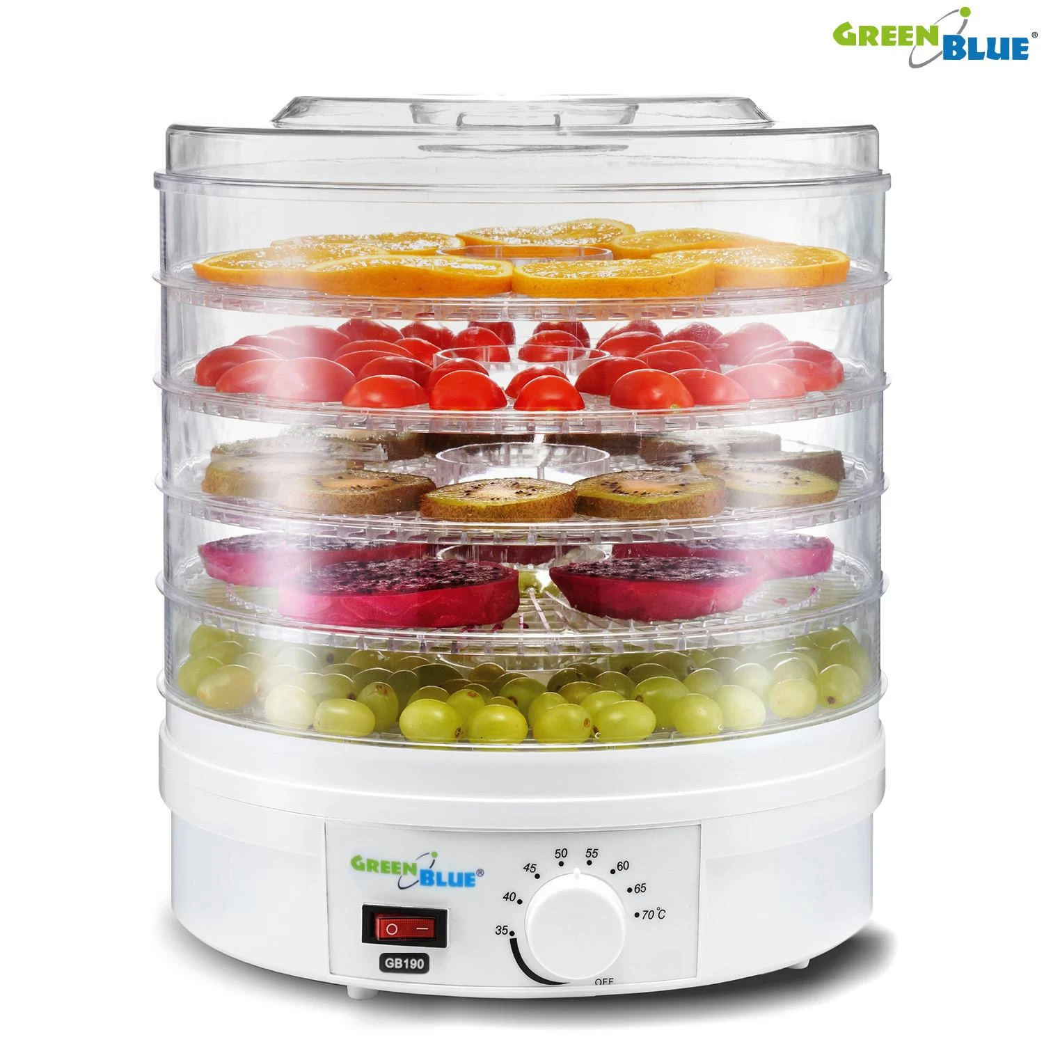 Vaisių džiovyklė GreenBlue GB190
