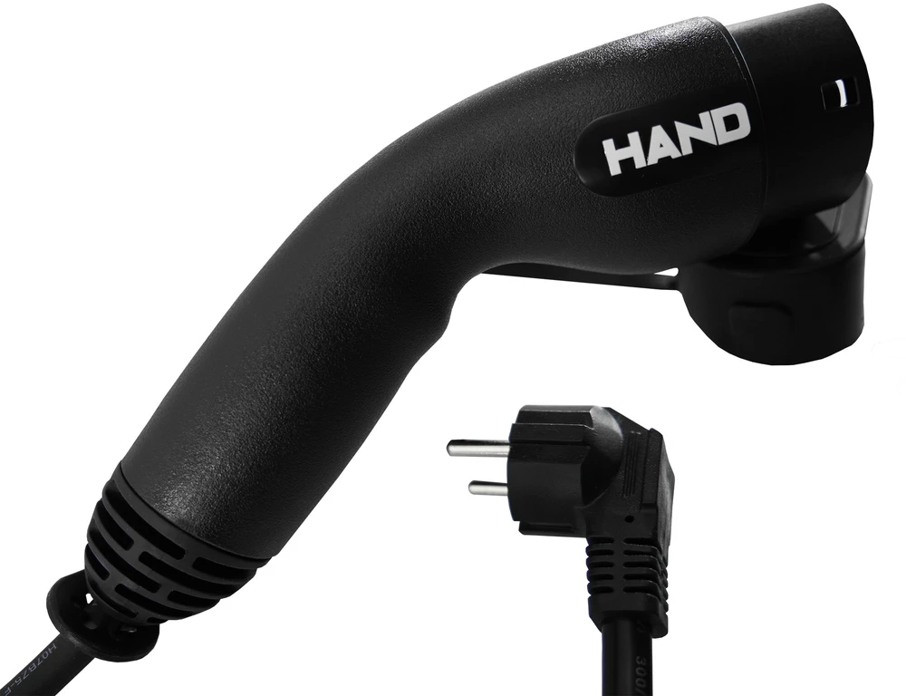 Hand Ev Įkroviklis samochodowa mobili regulowana type 2; 3.5 kw; 220v; 16a; ip55; dł przewodu 5m