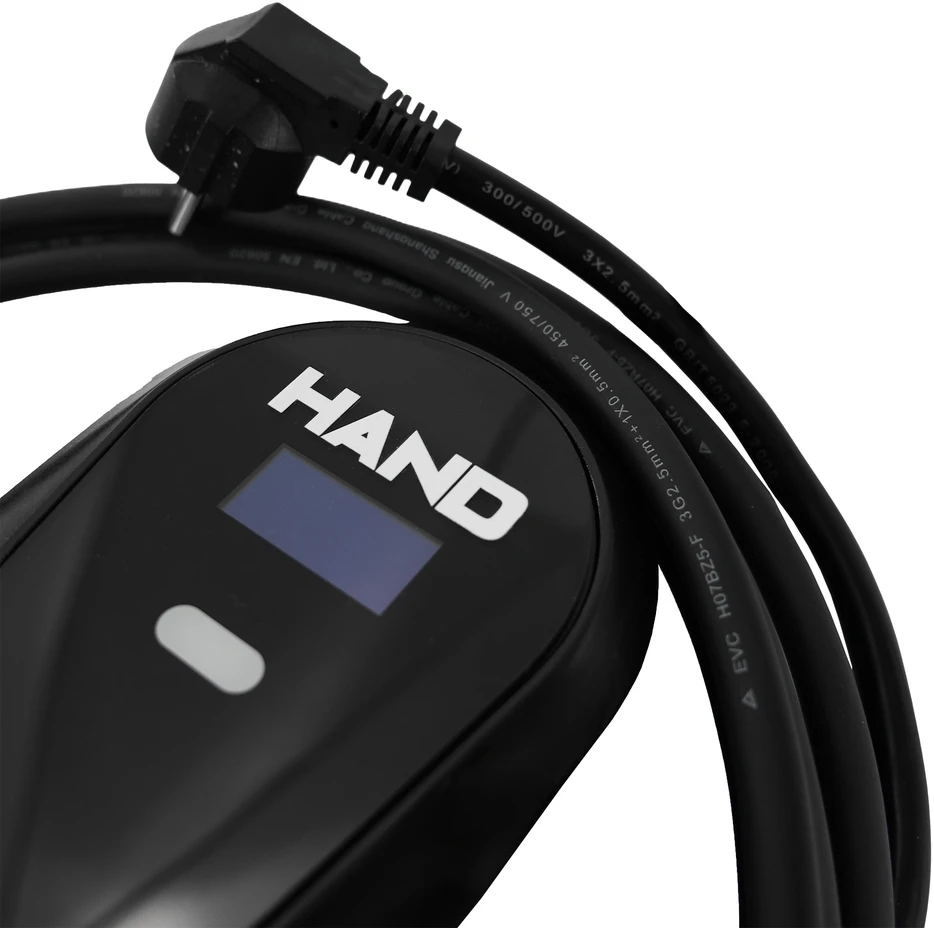 Hand Ev Įkroviklis samochodowa mobili regulowana type 2; 3.5 kw; 220v; 16a; ip55; dł przewodu 5m