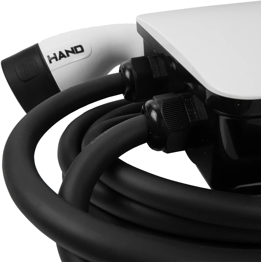Hand Ev Įkroviklis samochodowa ścienna type 2; 22kw; 380v; 32a; ip55; dł przewodu 4,5mb