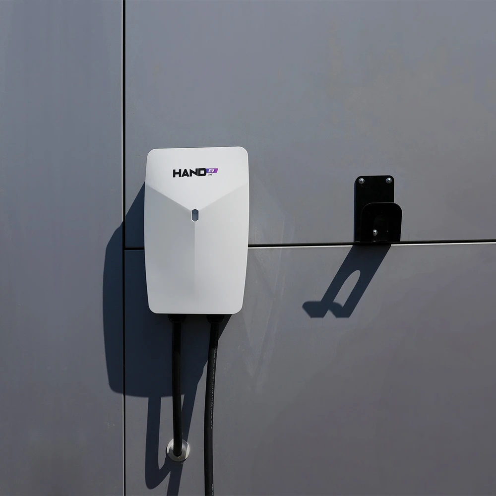 Hand Ev Įkroviklis samochodowa ścienna type 2; 22kw; 380v; 32a; ip55; dł przewodu 4,5mb