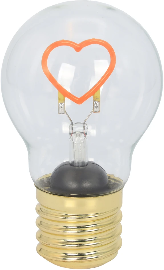 Hand Light Dekoracja świetlna ; żarówka led na baterie – serce; lumen 2700-3000k