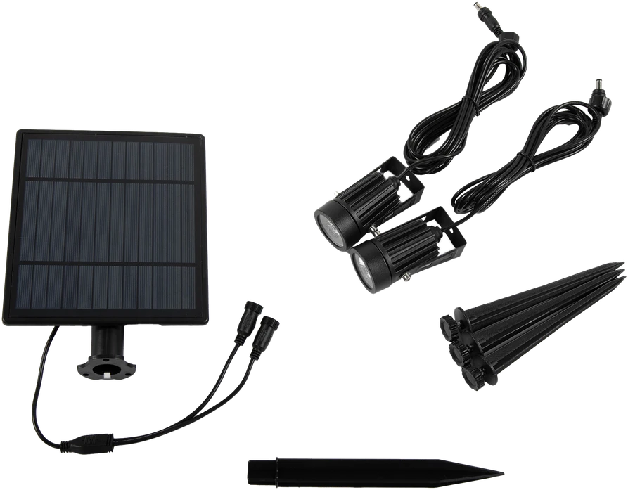Hand Light Lampa ogrodowa solarna 2x350lm (2w)/6000k – ip44